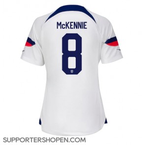 Förenta staterna Weston McKennie #8 Hemma Matchtröja Dam VM 2022 Kortärmad